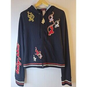 Authentic Vtg BABY PHAT Full Zip Hoodie Jacket Women's Sz XL Y2K 90's Hip Hop